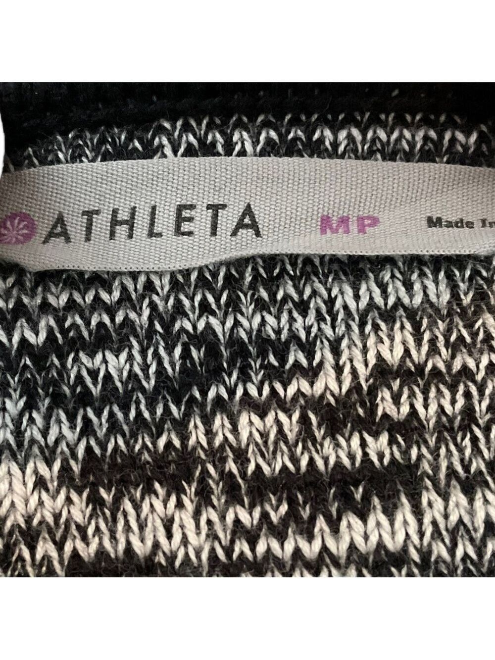 ATHLETA Retreat Marbled long sleeve Sweater Dress size MP medium petite - Picture 8 of 9